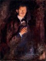 Autorretrato con cigarrillo encendido 1895 Edvard Munch